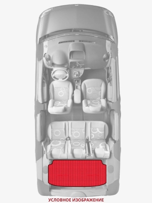 ЭВА коврики «Queen Lux» багажник для Audi 225
